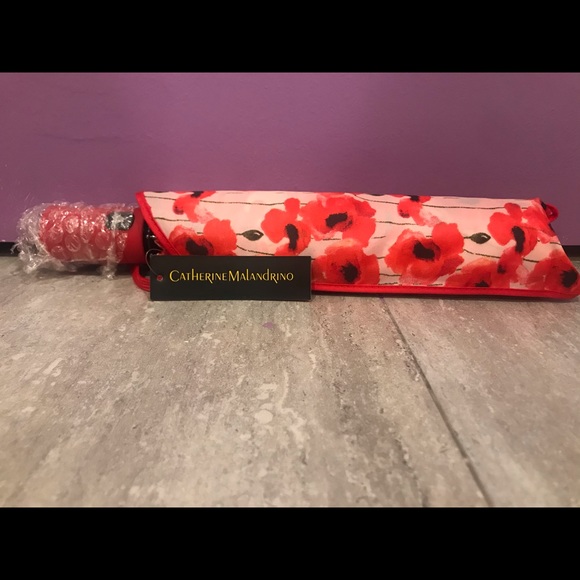 Catherine Malandrino Accessories - Catherine Malandrino Flower Auto-Lock Umbrella